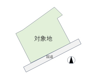 【土地図】 | 西脇市黒田庄町田高　土地