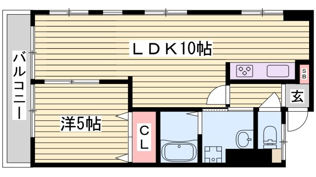 ラムール東二見の間取り