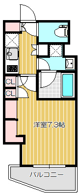 【間取り】 | ザ・パークハビオ荏原中延駅前