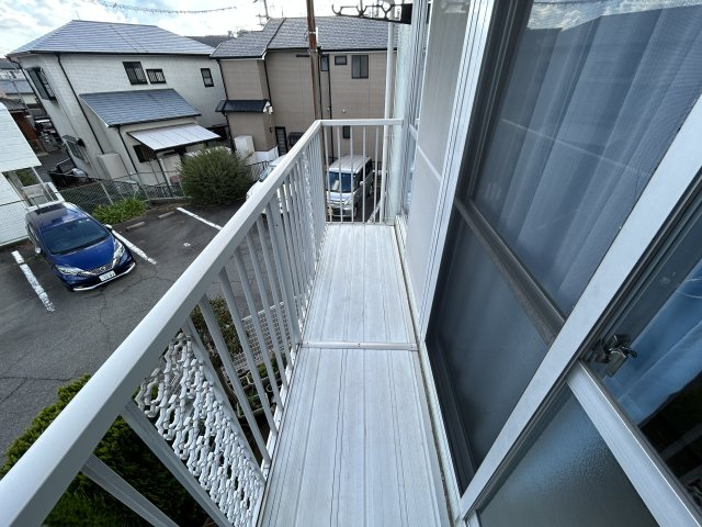 フジハイツのバルコニー