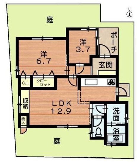 【間取り】 | 霞ヶ丘5丁目貸家 | ☆神戸市垂水区　霞ヶ丘5丁目貸家☆
