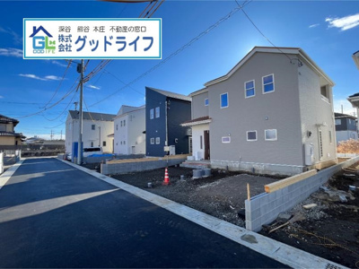 【前面道路含む現地写真】 | (株)グッドライフ　本庄市児玉町吉田林　新築分譲住宅　全11棟　8号棟　