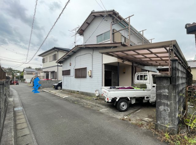 売土地　焼津市石津の前面道路含む現地写真|北西側より