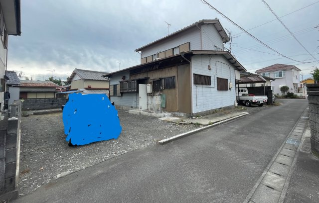 売土地　焼津市石津の前面道路含む現地写真|北東側より