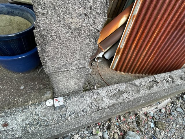 売土地　焼津市石津の周辺|南西　隣地境界