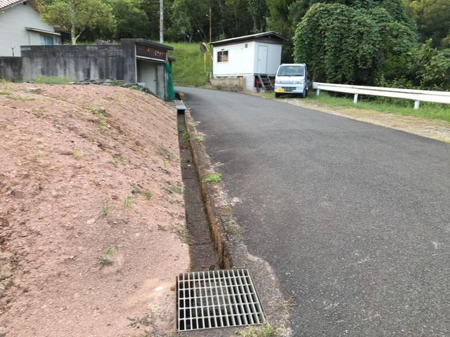 戸牧　売土地　70.93坪の外観|前面道路含む現地写真
