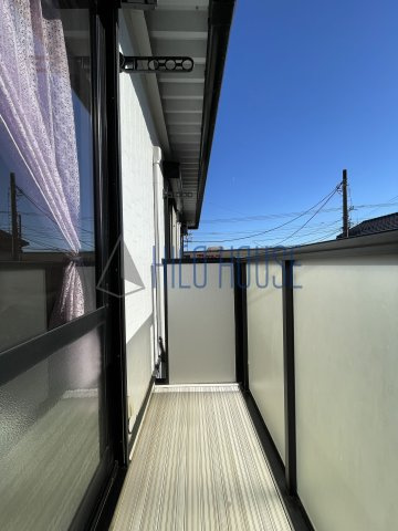 毛呂山ヒルズのバルコニー