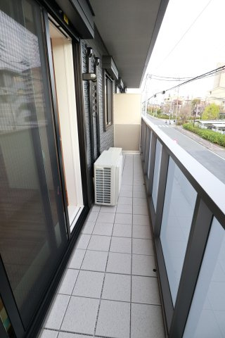 Beleo上砂のバルコニー
