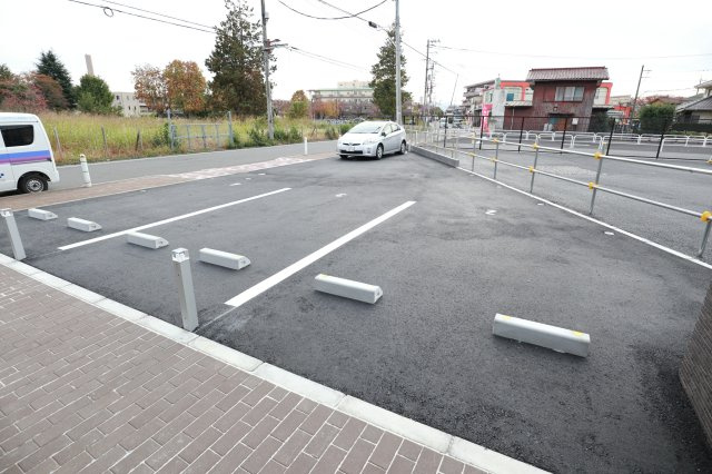 Beleo上砂の駐車場