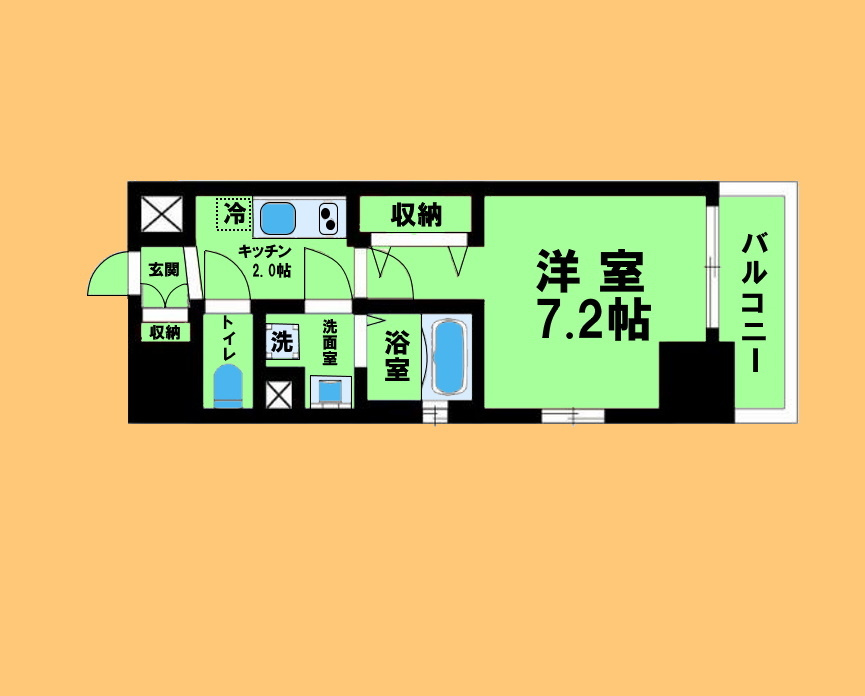 ワールドアイ名古屋城北の間取り