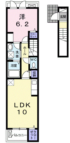 【間取り】 | リュミエールⅣ　