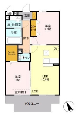 【間取り】 | レフィナード（D-ROOM）