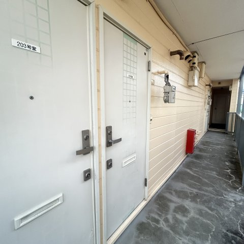 石崎コーポⅠのエントランス