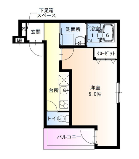 【間取り】 | フジパレス北野田Ⅰ番館