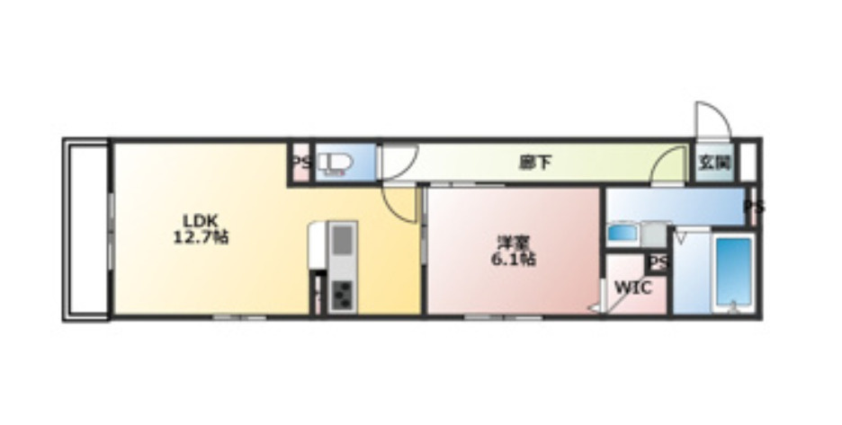 エムライズ大蔵中町の間取り