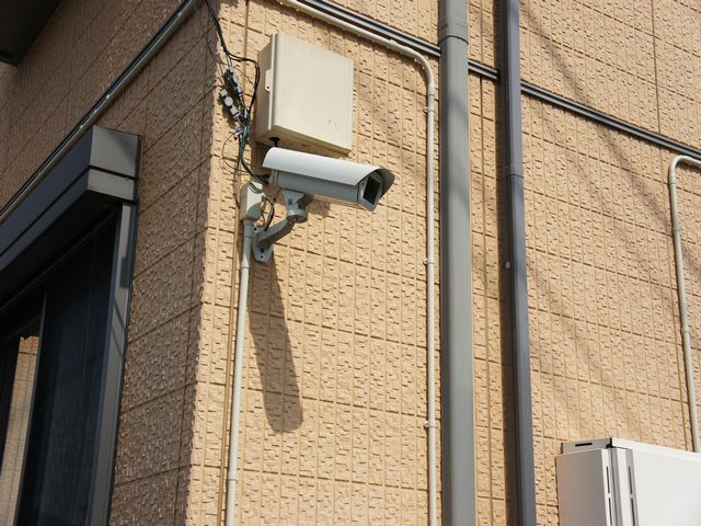 【設備】 | ヴィヴァーチェＣ | 防犯カメラが付いています☆