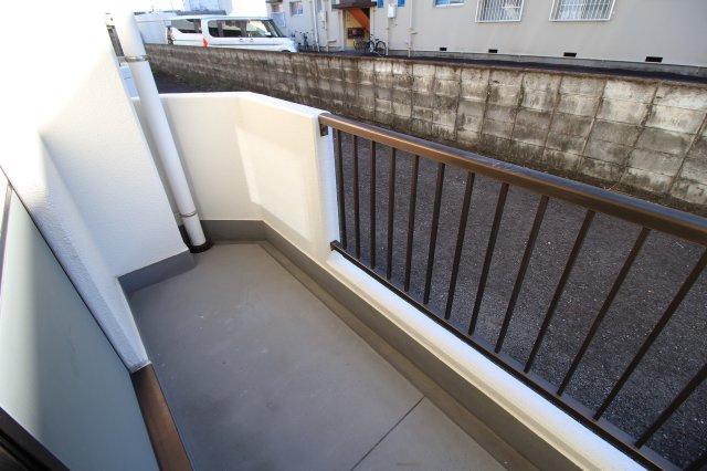 石川コーポ3のバルコニー