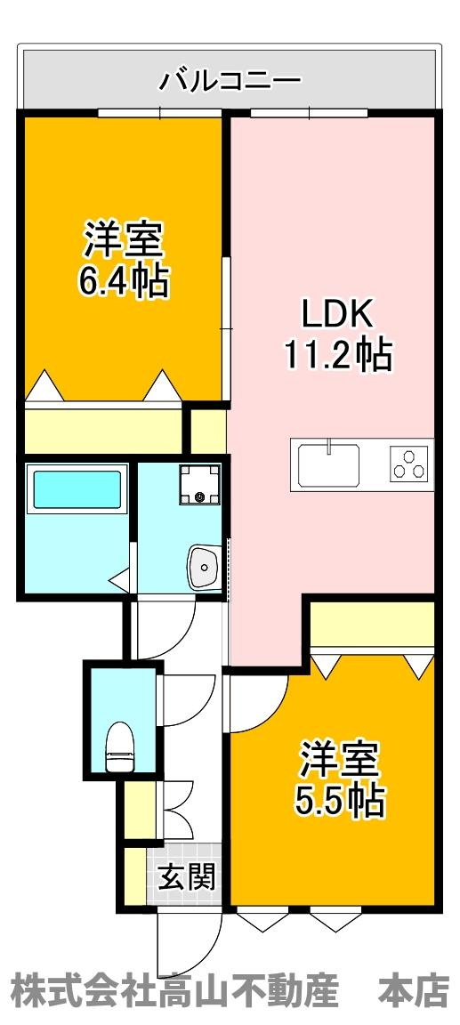 アルヴィータ東郷の間取り