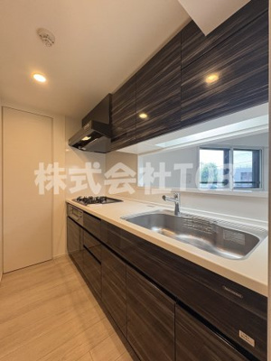 【キッチン】 | ARKMARK上北沢-アークマーク上北沢- | ガス3口グリル付き