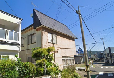 【外観】 | 能代市二ツ井町比井野・中古住宅兼倉庫（店舗）