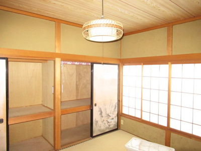【和室】 | 能代市二ツ井町比井野・中古住宅兼倉庫（店舗）