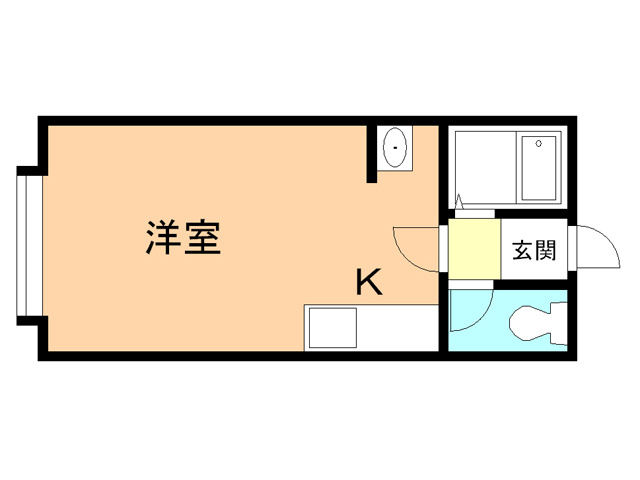 石崎コーポ５の間取り