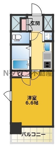 【間取り】 | プレサンス大須観音駅前サクシード | 間取りです