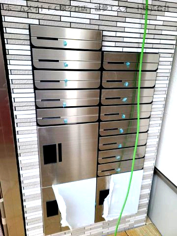 フジパレス北野田Ⅲ番館のエントランス|※建築中　宅配ボックス