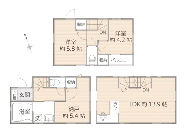 【間取り】 | 新座市東1丁目　中古一戸建住宅　(志木本店)