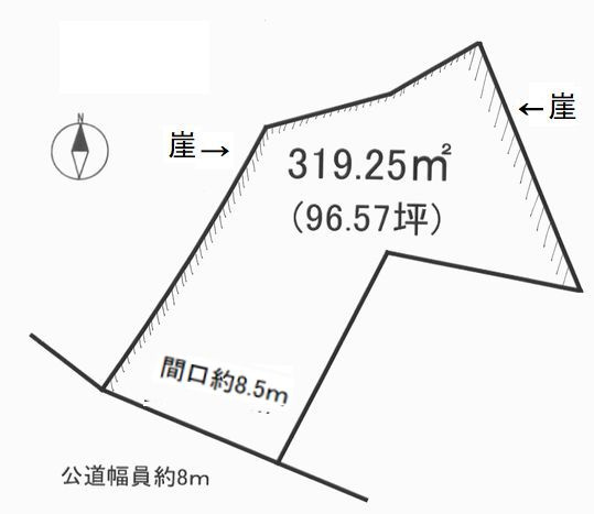 常滑市青海町1丁目の土地図