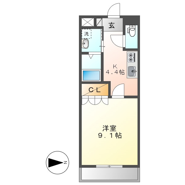 カントリードールの間取り