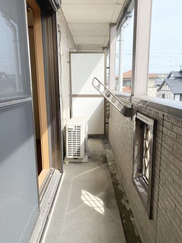 ワイエスコーポのバルコニー|バルコニー付きです