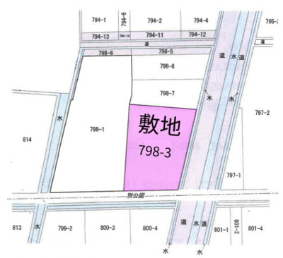 【区画図】 | 小田原市成田　売店舗・工場