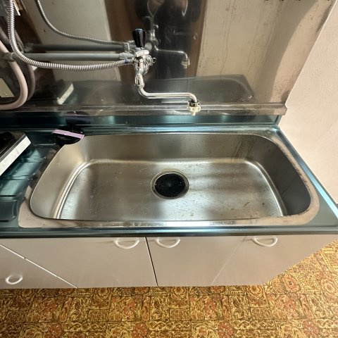 宝マンションの洗面所