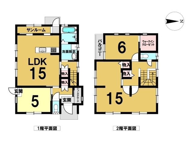 正法寺　中古戸建　3LDKの間取り
