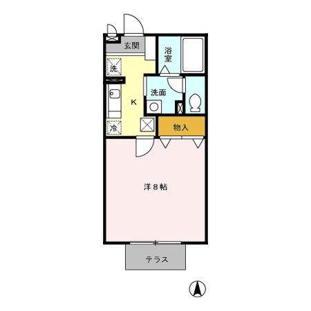 サニーコート帯山の間取り