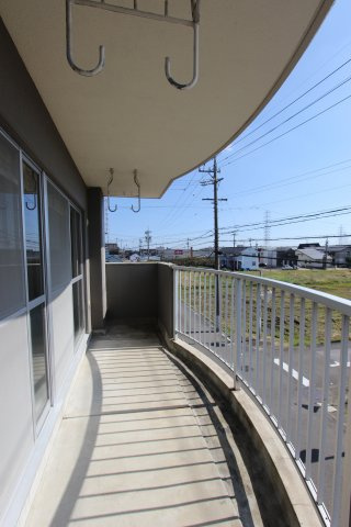 ミヨシハイツのバルコニー