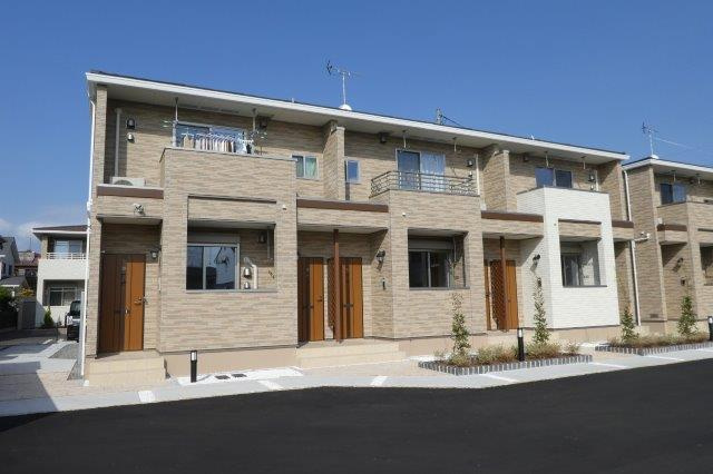 倉敷市茶屋町のアパートの外観