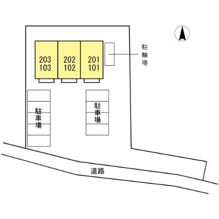 ハイコートの区画図