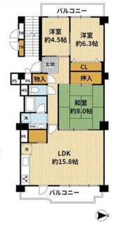 【間取り】 | ネオコーポ茨木