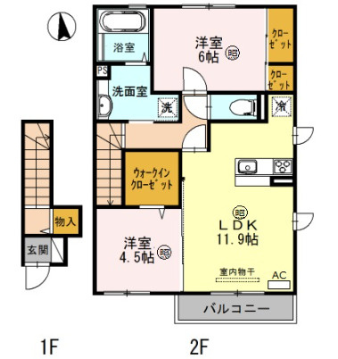 Villa正門通の間取り