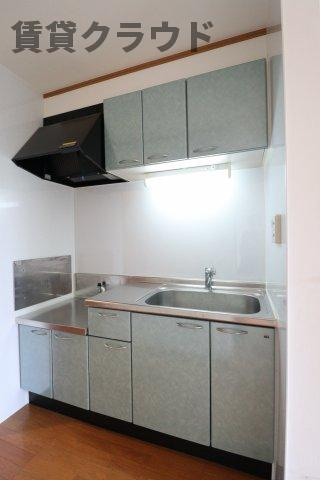 メゾン・ソレイユのキッチン|コンパクトなキッチンで掃除もラクラク