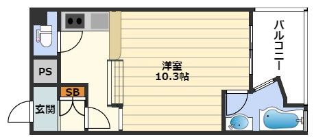 デュオグラン梅田東の間取り