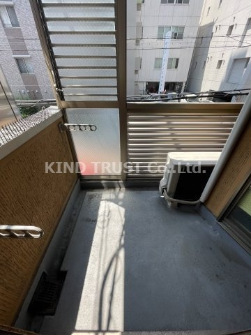 デュオグラン梅田東のバルコニー|落ち着いた時間を過ごせるバルコニーです