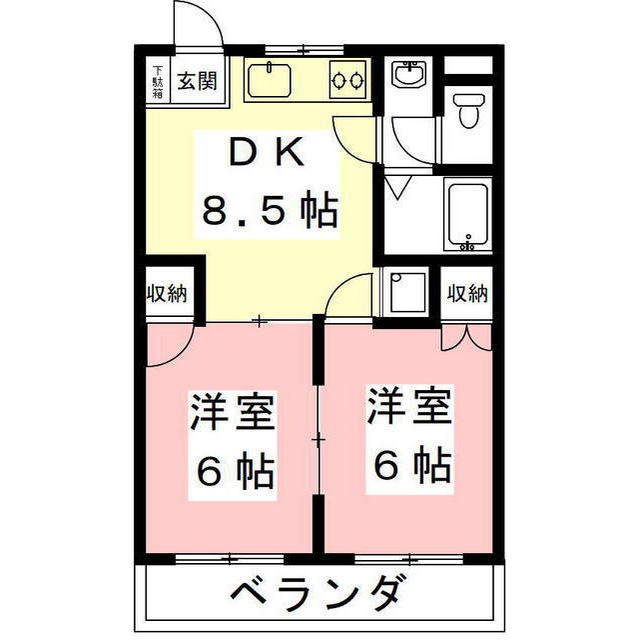 メゾン新明の間取り