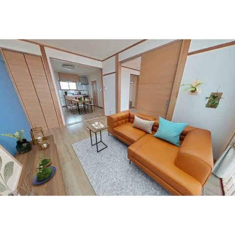 メゾン新明の居間・リビング|CGイメージ　家具はつきません