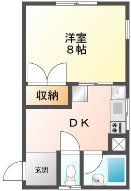 コーポ薫【キャッシュバック対象】の間取り