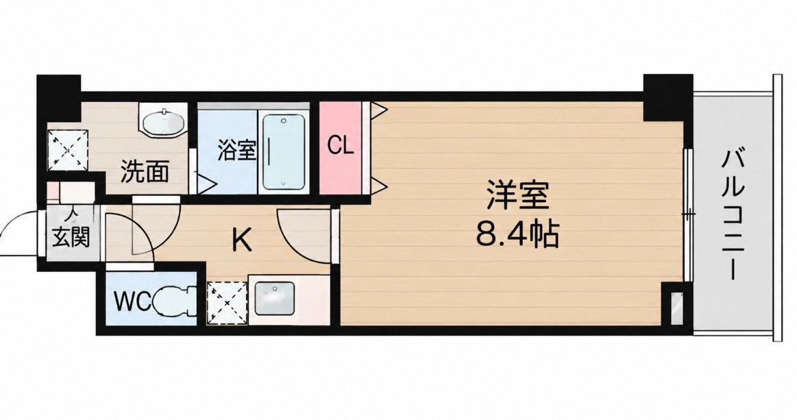 オーク南茨木の間取り