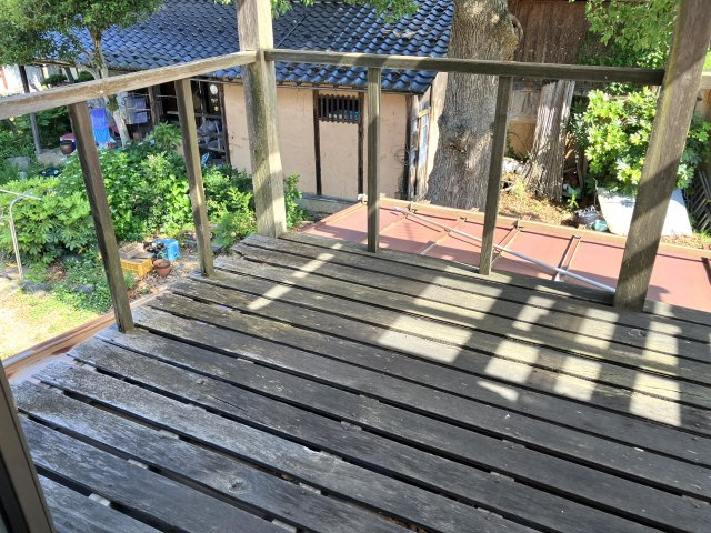 出石町松枝　中古戸建　4DKのバルコニー