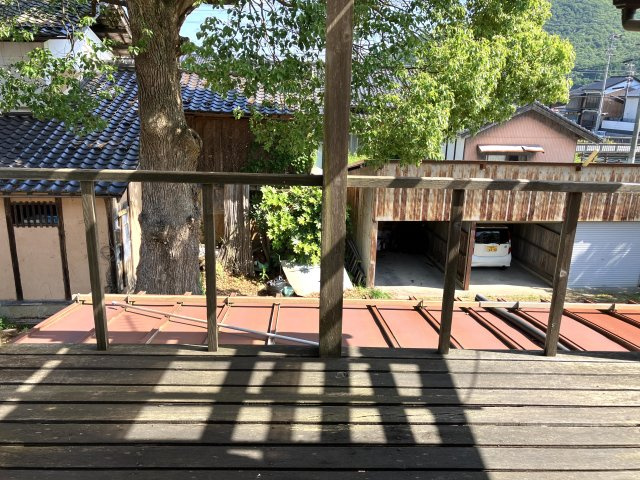 出石町松枝　中古戸建　4DKのバルコニー